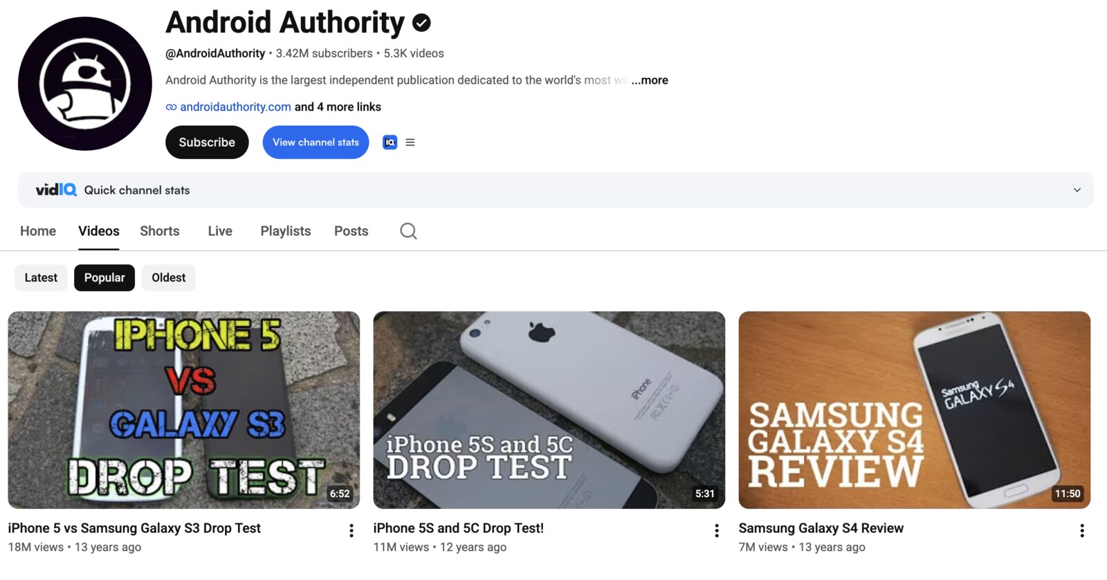 Android Authority goes to YouTube